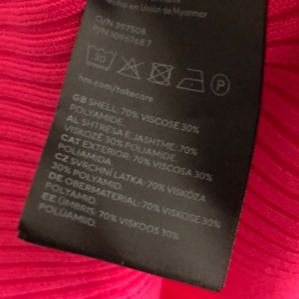 H&M Fuchsia Ribbed Knit Top - Picture 5 of 7
